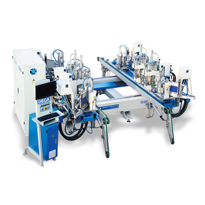 Horizontal Eight Point Welding Machine CNC SHP8W-CNC-3000B