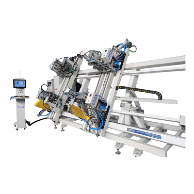 Vertical Four Point Welding Machine CNC VRW-3000AG